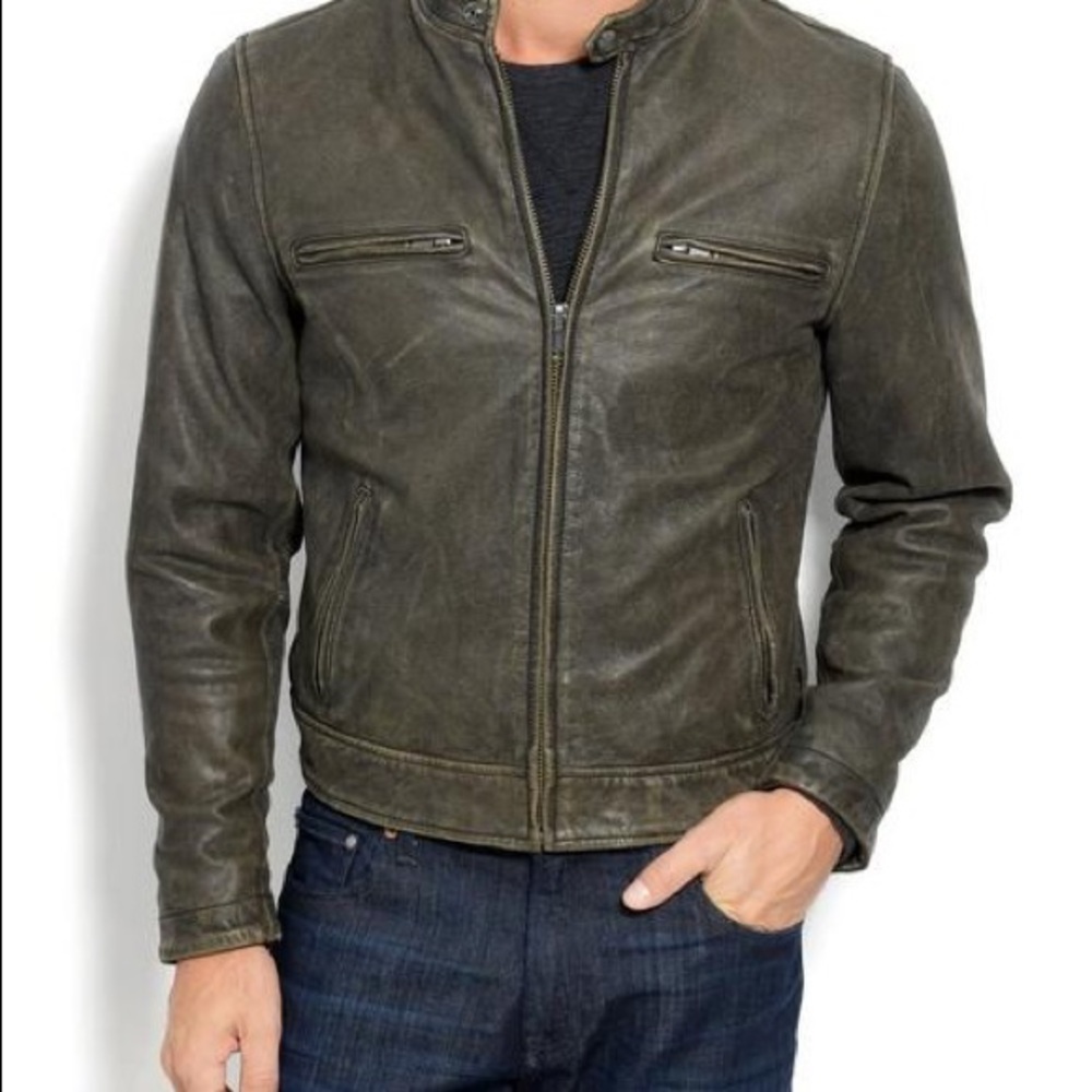 Lucky brand bonneville leather jacket